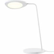 Lampe de table Leaf / LED - Métal - Muuto blanc en métal