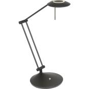 Lampe de table Zodiac led - noir - métal - 18 cm -
