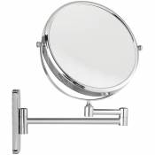 Melko - Miroir cosmétique Miroir mural 10 fois miroir de maquillage Miroir de salle de bain grossissant 20cm