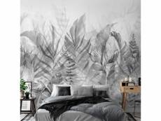 Papier peint adhésif - magic grove (black and white)-196x140