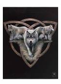 Petit Loup Trio Photo sur toile par Anne Stokes