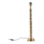 QAZQA torre - Lampe de table - 1 lumière - Ø 130 mm - Bronze - Art Deco - éclairage intérieur - Salon I Chambre - Bronze