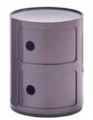 Rangement Componibili / 2 tiroirs - H 40 cm - Kartell violet en plastique