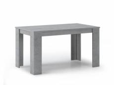 Table à manger wind couleur ciment, 80x138x75cm FIJA140CEMENTO
