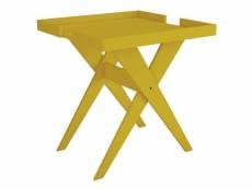 Table bar jaune 56 x 53 cm