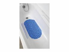 Tapis fond de baignoire anti-dérapant bulles 69 x 36 cm bleu marine - tendance