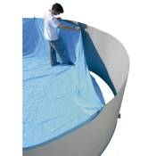 TORRENTE Liner pour Piscine hors sol circulaire / ronde en PVC 350 x 120 cm - Bleu