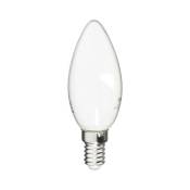 Xanlite - Ampoule à filament led flamme, culot E14, 4W cons. (40W eq.), lumière blanche chaude