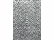 Yasi - tapis berbère à relief - gris 280 x 370 cm PISA2803704702GREY