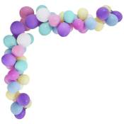 Arche à ballons décorative couleurs pastels - Multicolore