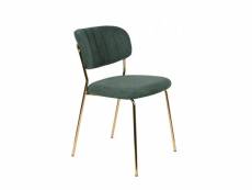 Bellagio - chaise de repas tissu vert 04501621