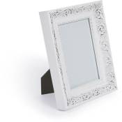 Cadre photo petit format Zuley blanc 14 x 18 cm - Blanc