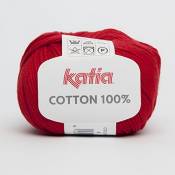 Coton COTTON 100% - Katia 04 Rouge