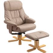 Fauteuil relax style contemporain - dossier inclinable,