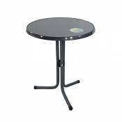 greemotion Table de jardin ronde bistrot – Table