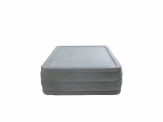 Intex matelas double comfort-plush high-rise - gris - 152x203x56 cm