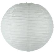Lanterne boule papier blanc D35cm Atmosphera créateur