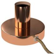 Posaluce - Lampe de table en métal avec fiche bipolaire Cuivre - Cuivre