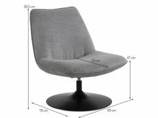 Smuk fauteuil willow gris ZSFU000127-GY