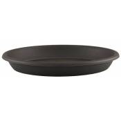 Soucoupe ronde 22cm anthracite