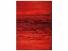 Sun & surf - tapis pliable et lavable - red sunset