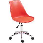 SVITA EDDY Chaise de bureau pour enfants Chaise pivotante Chaise de bureau pour enfants rouge
