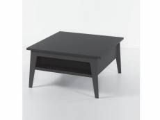 Table basse relevable gris ardoise brighton 80x80cm