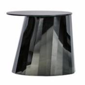 Table d'appoint Pli / H 48 cm - Métal & verre - ClassiCon