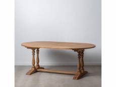 Table de repas 200 cm bois massif - taga - l 200 x