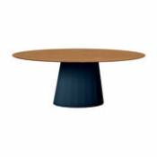 Table ovale Ankara INDOOR / 200 x 100 cm - Chêne -
