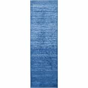 Tapis d'intérieur ombre moderne tissé à la puissance, collection Adirondack, ADR113, en bleu ciel & bleu foncé, 76 X 244 cm par SAFAVIEH - Bleu ciel