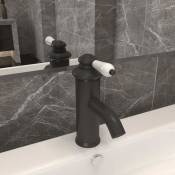 Vidaxl - Robinet de lavabo de salle de bain Gris 130x180