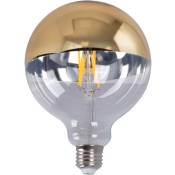 Ampoule led globe miroir doré E27 G125 - 6W - 3000K