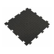 Artplast - Dalle clipsable en pvc Motif grain de riz - Noir 50 x 50 cm - Noir