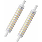 Beijiyi - Lot de 2 ampoules led R7s - 118 mm - Blanc