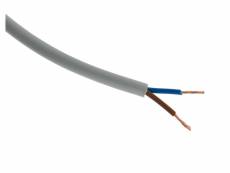 Câble d'alimentation électrique ho5vv-f 2x 1,5 gris - 50m 112031