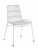 Chaise empilable Abaco / Fils PVC - Serax blanc en plastique