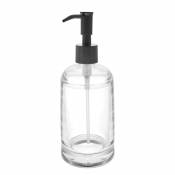 Distributeur de savon transparent - Transparent - Diam.7.5 x (h)20 cm