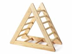 Échelle d’escalade triangulaire en bois de pin pour