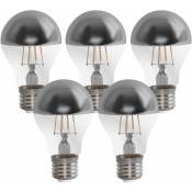 Etc-shop - Lot de 5 ampoules led tête miroir E27 Lampes rétro filament 4W 400lm