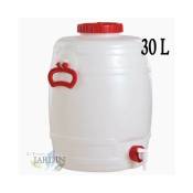Graf - Baril alimentaire en polyéthylène de 30 litres