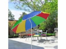 Hi parasol de plage 150 cm multicolore 150 cm