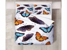 Homemania housse de couette butterfly - 200 x 250 cm