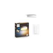 Hue White Ambiance Pafonnier Enrave Small Blanc, compatible
