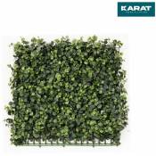 Karat Homeliving - Décoration murale en plantes artificielles Eucalyptus 50 x 50 cm - Vert