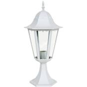 Lampe à pied en alu éclairage de jardin lampadaire extérieur lanterne blanc Harms 103218