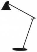 Lampe de table NJP / LED - Bras articulé - Louis Poulsen noir en métal