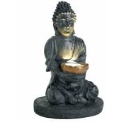 Lampe solaire led lampe luminaire sculpture lumineuse Bouddha en plastique