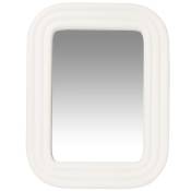 Miroir rectangulaire blanc 62x48