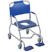 Mobiclinic - Chaise wc ou chaise percée Obana Leger En aluminium avec toilette et roues